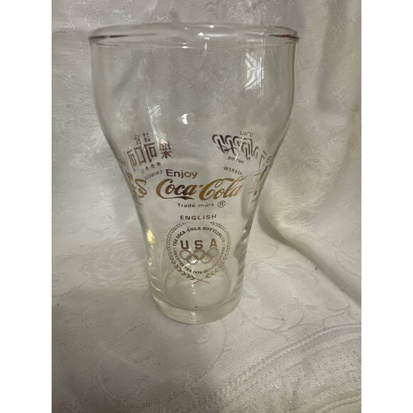 Coca-Cola World Language 1976 Olympic Games Pint Glass - Picture 7 of 7